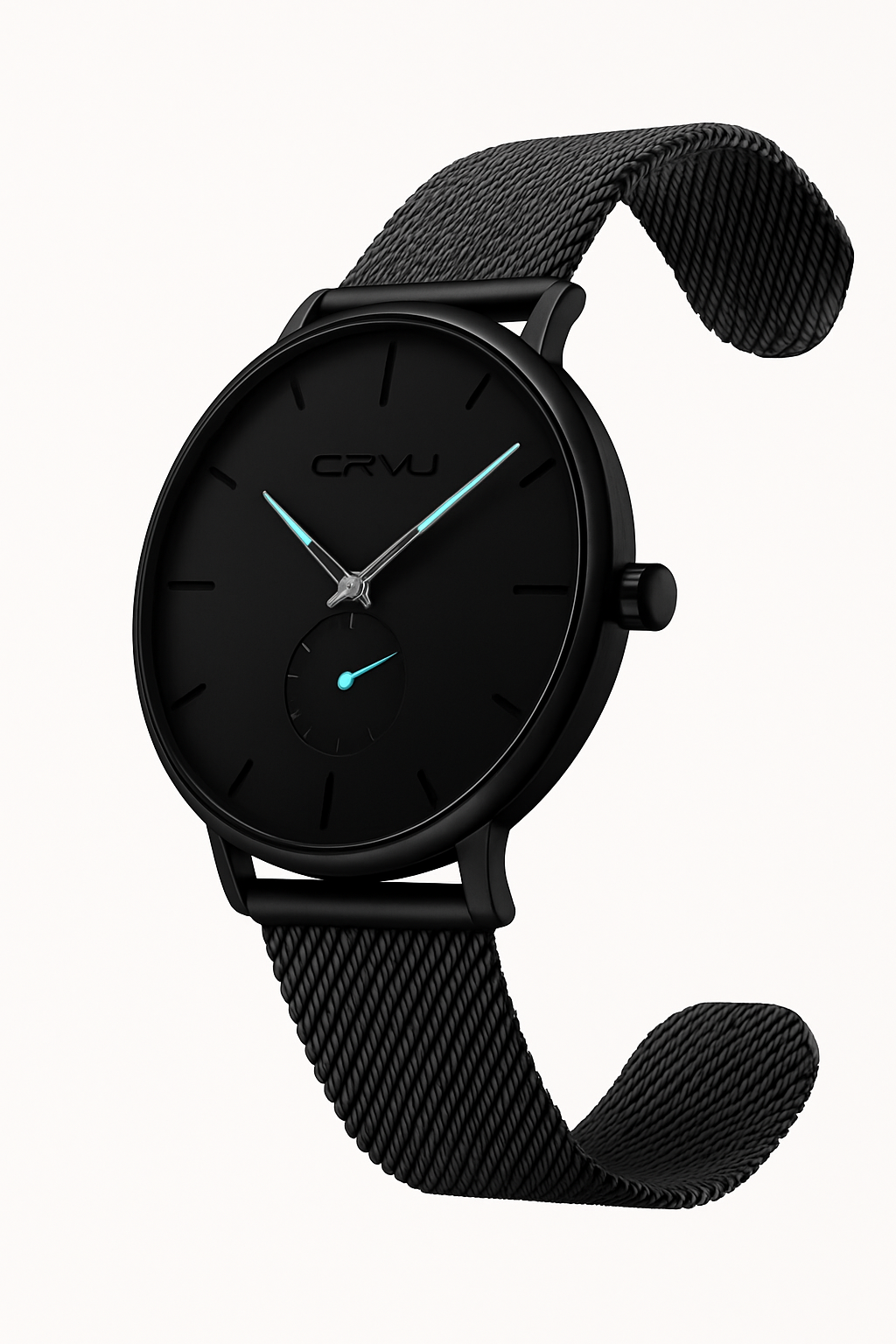 All-Black Minimalist Watch